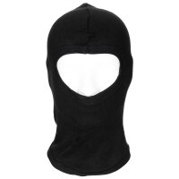 MFH Balaclava, 1-Loch, dünn, 100 % Baumwolle, schwarz