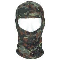 MFH Balaclava, 1-Loch, dünn, 100 % Baumwolle, flecktarn