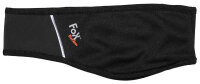 Fox Outdoor Stirnband, Soft Shell, wasser-, winddicht, schwarz