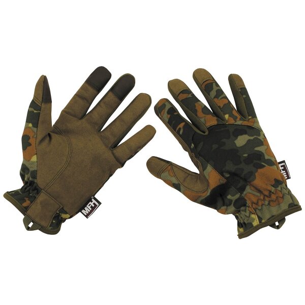 MFH Professional Fingerhandschuhe, "Lightweight", flecktarn