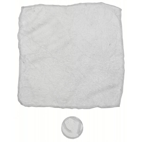 MFH Magisches Tuch, weiß,Microfaser, 5 Stück im Beutel