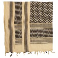MFH Halstuch, "Shemagh", sand-schwarz