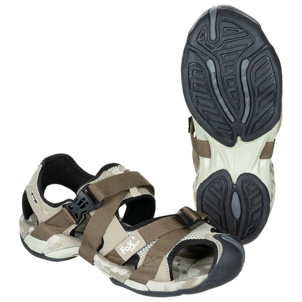 Fox Outdoor Trekking-Sandalen, Klickverschluss, desert