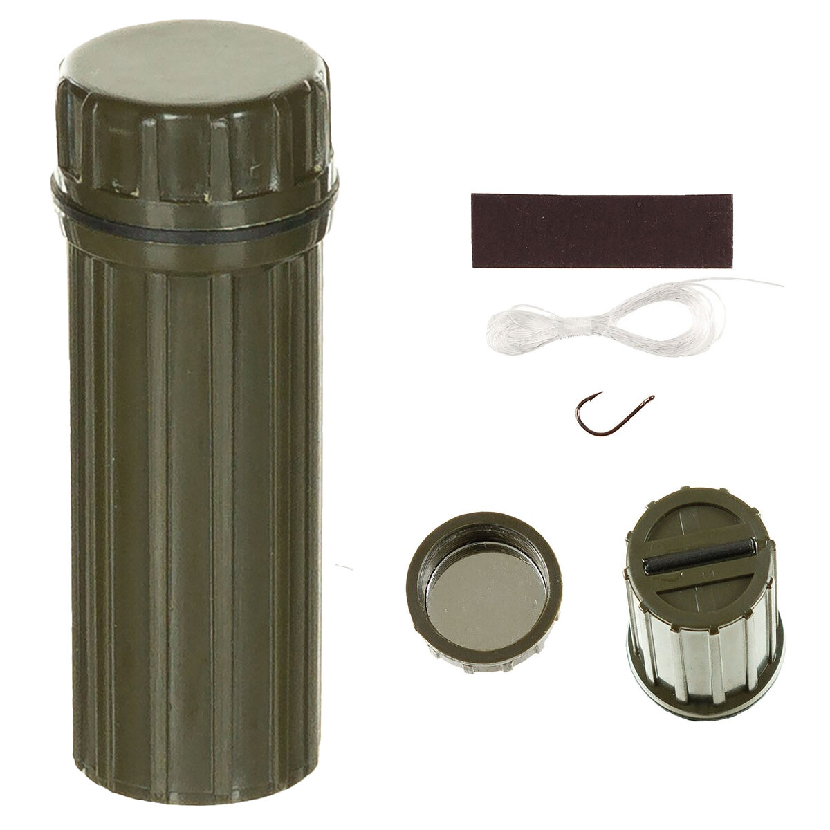 Fox Outdoor Wasserdichte Box, rund, oliv, 5,52 €