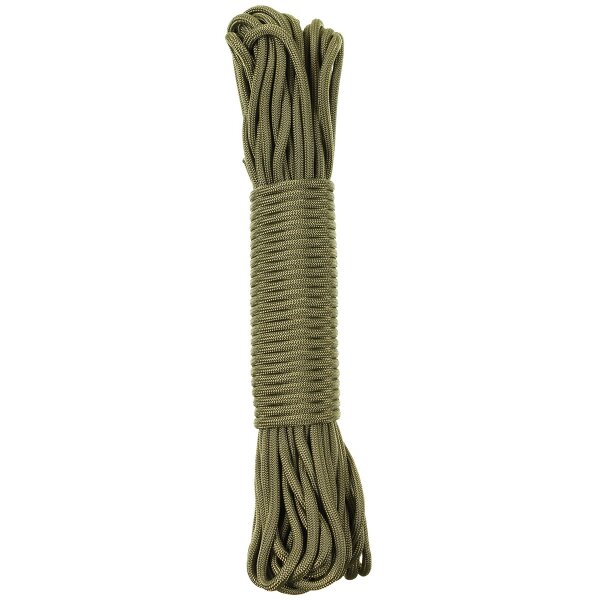 MFH Fallschirmleine, Nylon, 50 FT, oliv