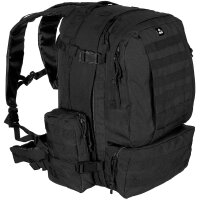 MFH Ital. Rucksack, "Tactical-Modular", schwarz