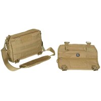 MFH Schulter-Umhängetasche klein,MOLLE, coyote tan