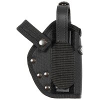 MFH Pistolenholster, Nylon, P1,schwarz, Sicherungsbügel