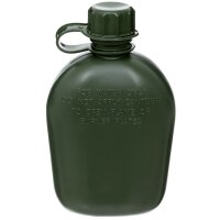 MFH US Plastikfeldflasche, 1 l, BPA-frei, oliv