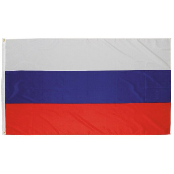 MFH Fahne Russland Polyester Gr. 90 x 150 cm Flagge Verstärkungsband mit Ösen