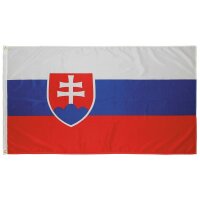 MFH Fahne Slowakei,Polyester Gr. 90 x 150 cm Flagge...