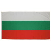 MFH Fahne, Bulgarien, Polyester, 90 x 150 cm