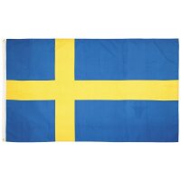 MFH Fahne Schweden Polyester Gr. 90 x 150 cm Flagge...