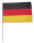 MFH Fahne, Deutschland, Polyester,Holzstiel, 30 x 45 cm