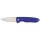 FoxOutdoor Klappmesser, Einhand, blau,TPR Griff