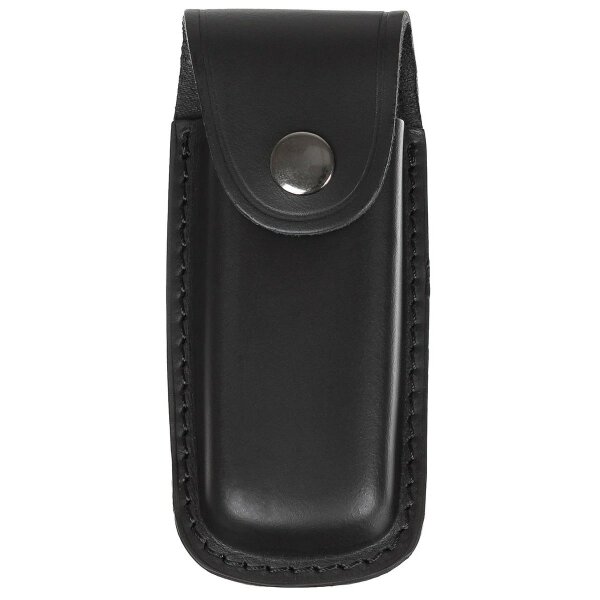 FoxOutdoor Messer-Etui, Leder, schwarz,Heftlänge bis 11 cm